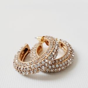 POST BACK HOOP EARRINGS